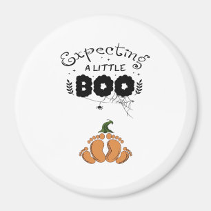 Halloween-Schwangerschaft Mom To Be erwartet Littl Magnet
