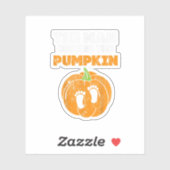 Halloween-Schwangerschaftskostüm zum Erwarten von Aufkleber (Blatt)