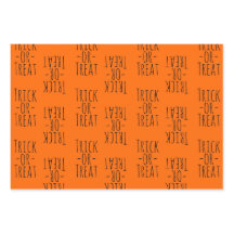 Halloween-Schwarz-Orange-Muster für Trick-oder-Lec