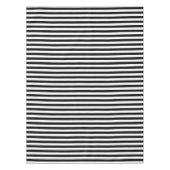 Halloween-Schwarz-Weiß-Streifenmuster Tischdecke (Vorderseite)