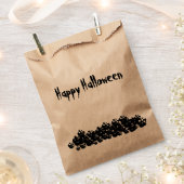 Halloween Schwarz-weißer Schädelhaufen Geschenktütchen (Ausgeschnitten)