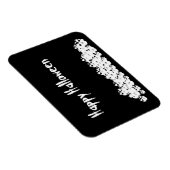 Halloween Schwarz-weißer Schädelhaufen Magnet (Rechte Seite)