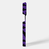 Halloween-Schwarzbats lila cooles, sprichwörtliche iPhone Hülle (Rechte Seite)