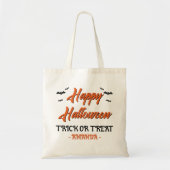 Halloween-Schwarzbats-Trick oder Tasche der Behand (Vorne)