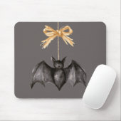 Halloween schwarze Fledermaus Mousepad (Mit Mouse)