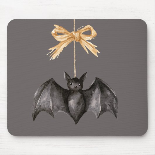 Halloween schwarze Fledermaus Mousepad (Vorne)