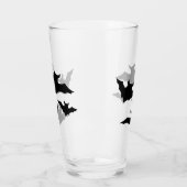 Halloween Schwarze Fledermäuse coole Leckerei Glas (Links)