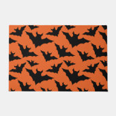 Halloween Schwarze Fledermäuse coole Löffelmuster Fußmatte (Vorderseite)