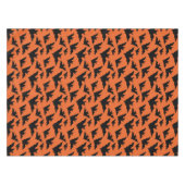Halloween Schwarze Fledermäuse coole Löffelmuster Tischdecke (Vorderseite (Horizontal))
