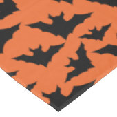 Halloween Schwarze Fledermäuse coole Löffelmuster Tischdecke (Schrägansicht)