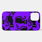 halloween schwarze Hexe lila Case-Mate iPhone Hülle (Rückseite (Horizontal))