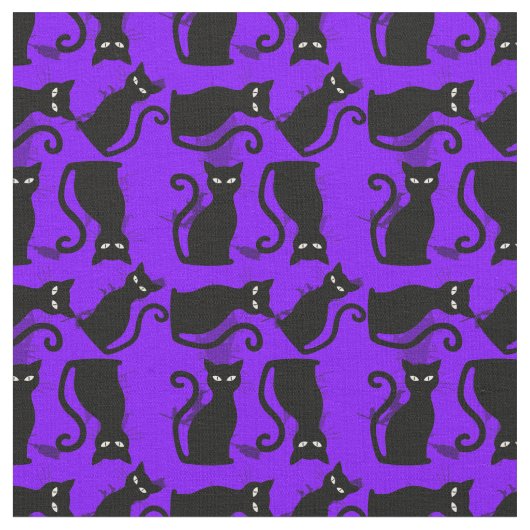 halloween schwarze Hexe lila Stoff (Nahaufnahme)
