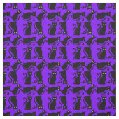 halloween schwarze Hexe lila Stoff (Muster)