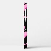 halloween schwarze Hexe pink Case-Mate iPhone Hülle (Rückseite / Links)