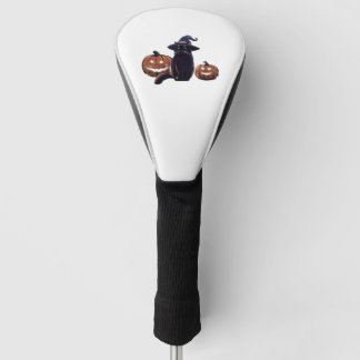 Halloween-Schwarze-Katze Classic T-Shirt Golf Headcover