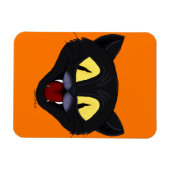 Halloween-Schwarze Katze Magnet (Horizontal)