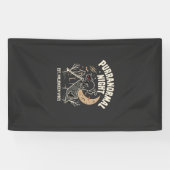 Halloween-Schwarze-Katze-Mond (2) Banner (Horizontal)