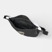 Halloween-Schwarze-Katze-Mond (2) Bauchtasche (Offen)