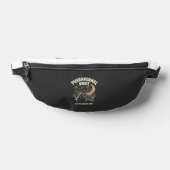 Halloween-Schwarze-Katze-Mond (2) Bauchtasche (Ablage )