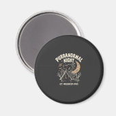 Halloween-Schwarze-Katze-Mond (2) Magnet (Vorderseite/Rückseite)