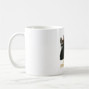 Halloween schwarze Katze Nachtbummler lustiges Kos Kaffeetasse