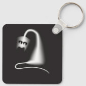 Halloween schwarze Katze Schlüsselanhänger (Rückseite)