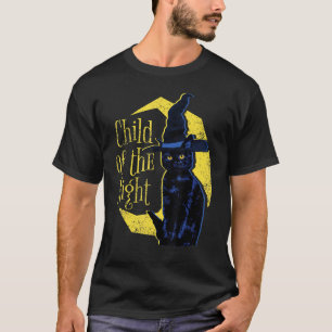 Halloween-Schwarze Katze T-Shirt