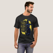 Halloween-Schwarze Katze T-Shirt (Vorne ganz)