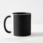 Halloween schwarze Katze Tasse (Links)