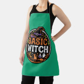 Halloween: schwarze Katze und Geist – Basic Witch. Schürze (InSitu)