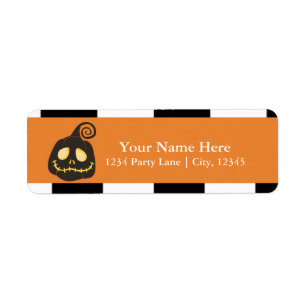 Halloween Schwarzer Kürbis Whimsical