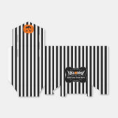 Halloween-Schwarzes Gastgeschenk personalisieren Geschenkschachtel (Ungefaltet)