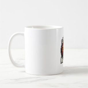 Halloween-Schwarzes-Katzen-Shirt-Wachse-Meine-Fäng Kaffeetasse