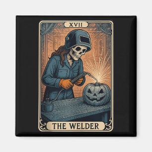 Halloween-Schweißer-Totenkopf-Kürbis-Geschenk für Magnet