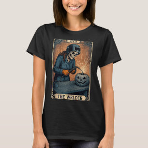 Halloween-Schweißer-Totenkopf-Kürbis-Geschenk für  T-Shirt