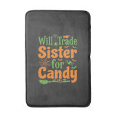 Halloween-Schwester-Candy-Handelsdesign_1 Badematte (Vorderseite Vertikal)