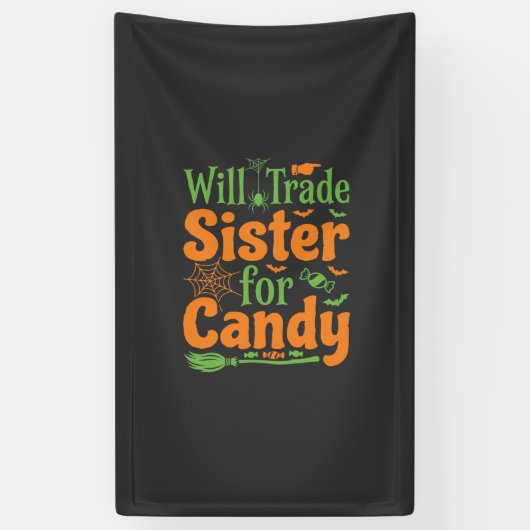 Halloween-Schwester-Candy-Handelsdesign_1 Banner (Vertikal)