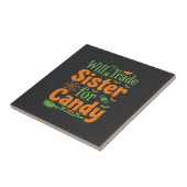 Halloween-Schwester-Candy-Handelsdesign_1 Fliese (Seite)