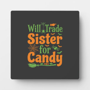 Halloween-Schwester-Candy-Handelsdesign_1 Fotoplatte