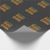 Halloween-Schwester-Candy-Handelsdesign_1 Geschenkpapier (Ecke)