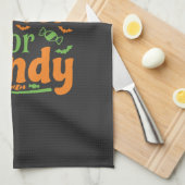 Halloween-Schwester-Candy-Handelsdesign_1 Geschirrtuch (Viertel Falte)