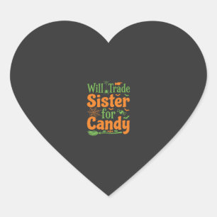 Halloween-Schwester-Candy-Handelsdesign_1 Herz-Aufkleber