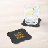 Halloween-Schwester-Candy-Handelsdesign_1 Untersetzer (Vor Ort)