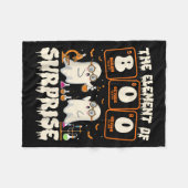 Halloween Science Ghost Teacher The Element Of Sur Fleecedecke (Vorderseite (Horizontal))