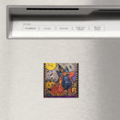 Halloween Scottie Magnet (In Situ (Geschirrspüler))