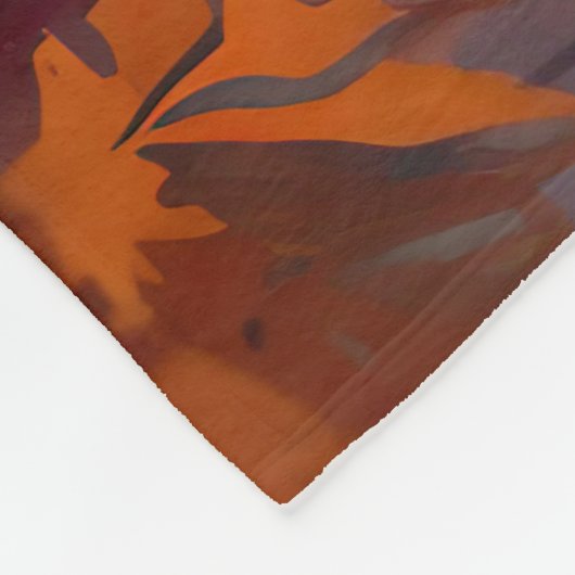 Halloween Scottish Terrier mit Pumpkins Beängstige Fleecedecke (Ecke)