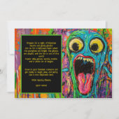 Halloween Scream-O-Rama-Party Einladung (Rückseite)