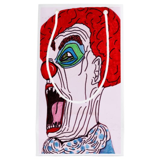 HALLOWEEN SCREAMING CLOWING Leckerei Beutel Kleine Geschenktüte (Vorderseite)