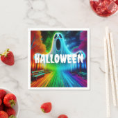 Halloween Screening Ghost Serviette (Beispiel)
