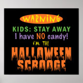 HALLOWEEN SCROOGE POSTER (Vorne)